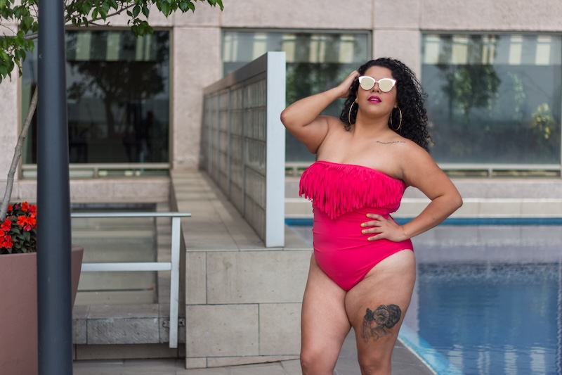 traje de baño plus size